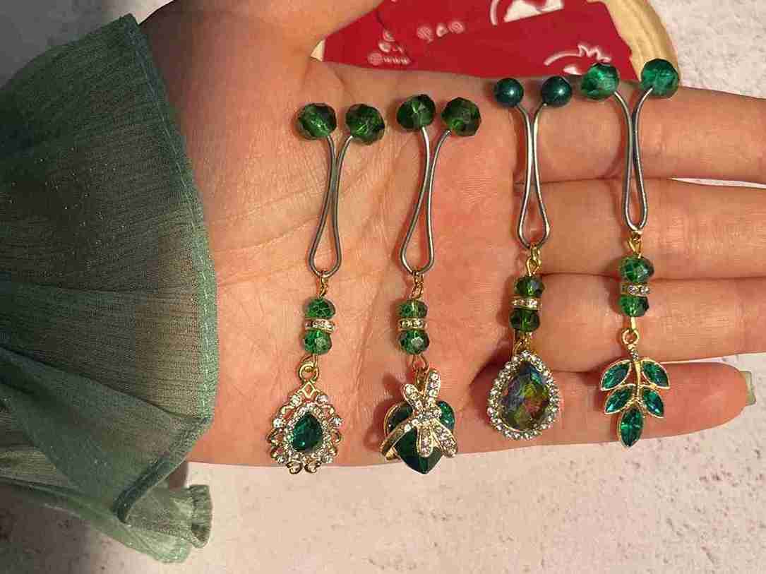 راهنمای خرید گیره روسری سبز + قیمت عالی