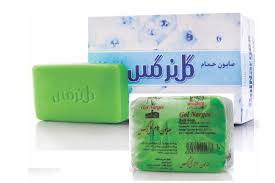 صابون حمام گلنار ۶ عددی
