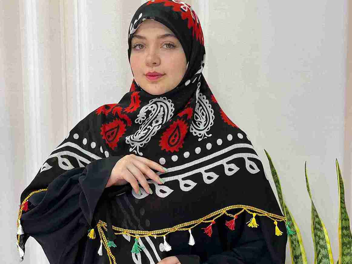 قیمت خرید روسری کردی منگوله دار با فروش عمده