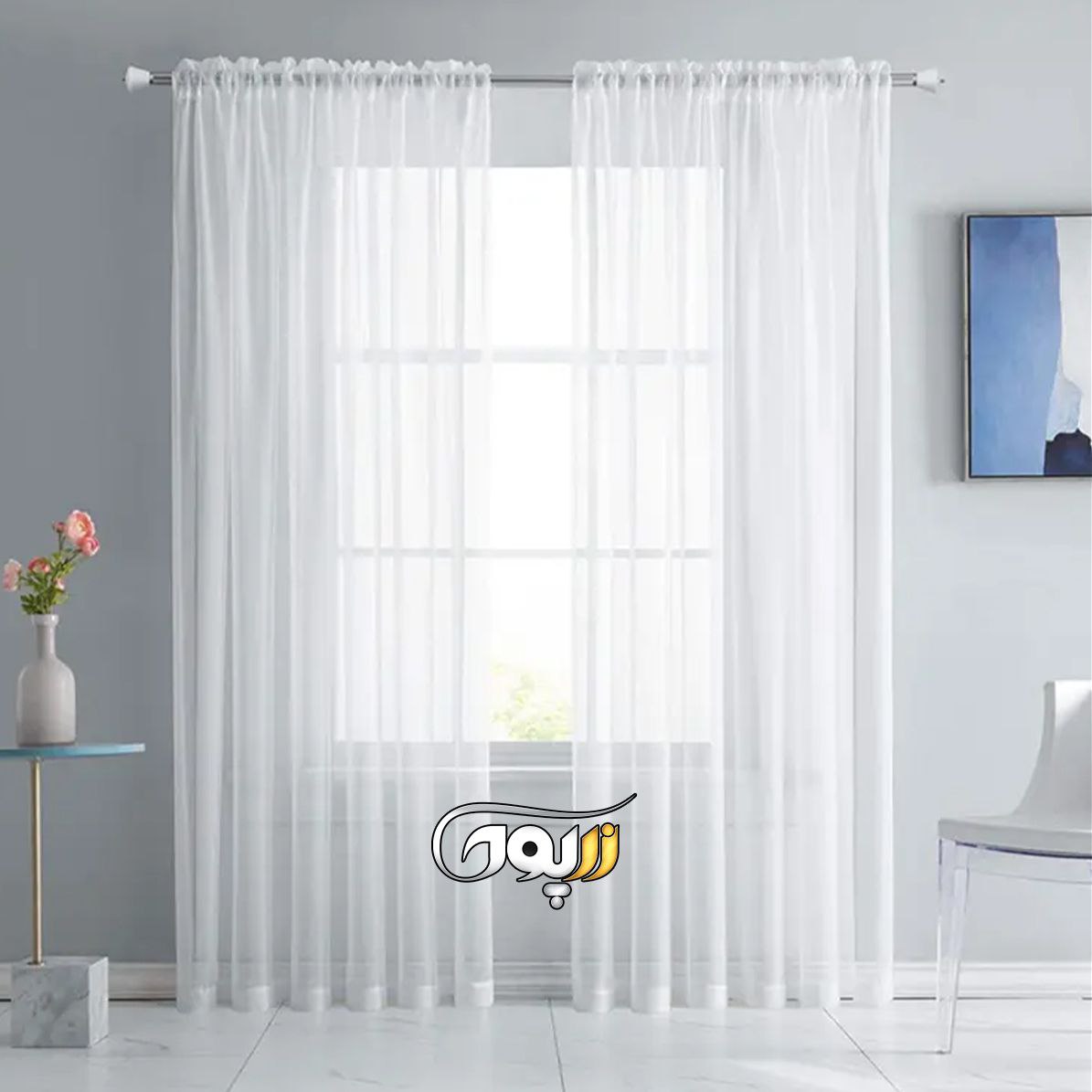 قیمت خرید پرده حریر ساده