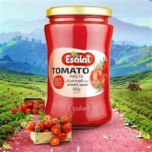 قیمت خرید عمده رب گوجه فرنگی شیشهای برند اصالت