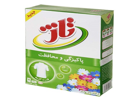 خرید و قیمت پودر لباسشویی تاژ + فروش صادراتی