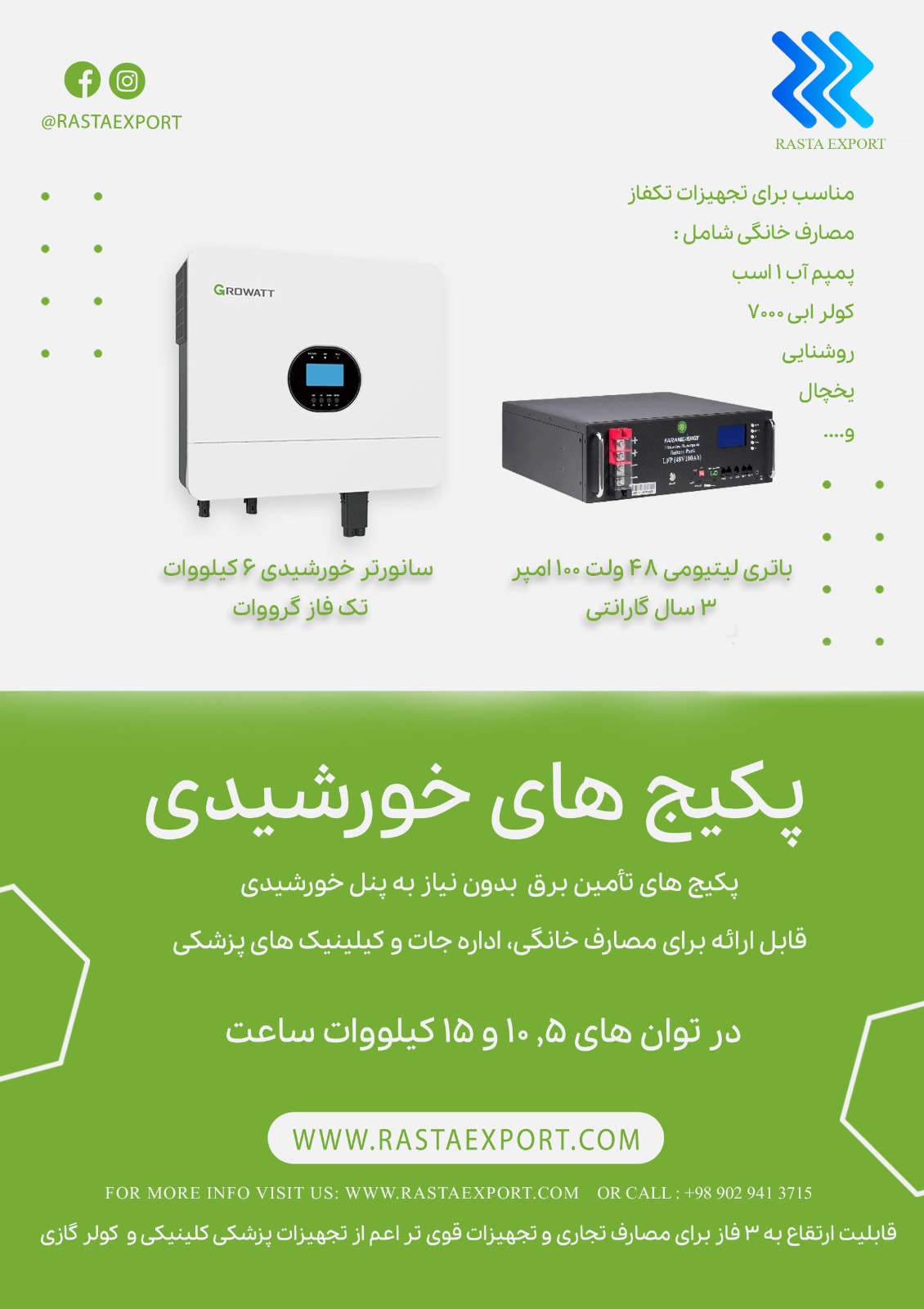خرید پکیج خورشیدی بدون نیاز به پنل