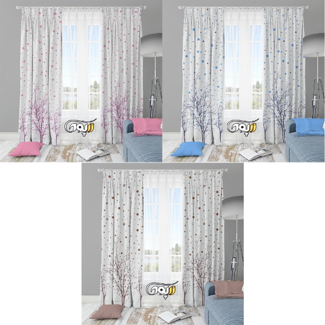 قیمت خرید پرده چاپی اتاق خوابی