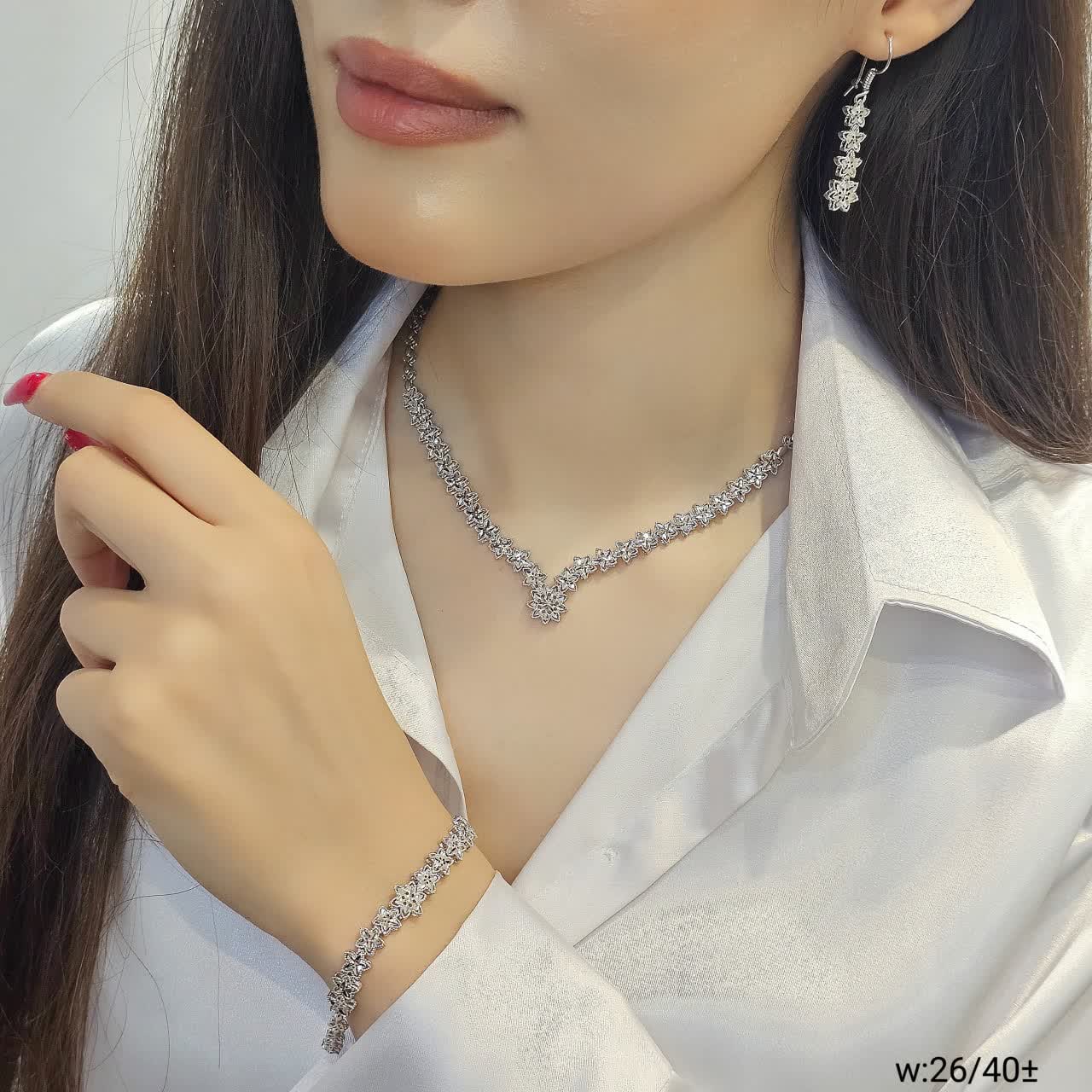 خرید فول ست نقره زنانه