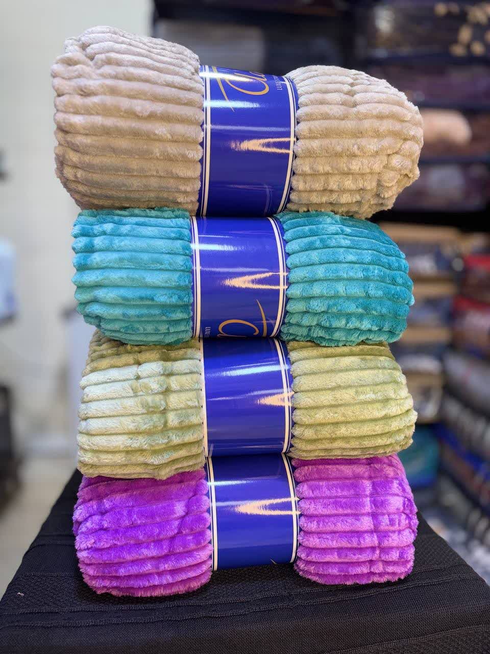 قیمت و خرید پتو ژله ای کلاسیک کرکره ای + فروش عمده