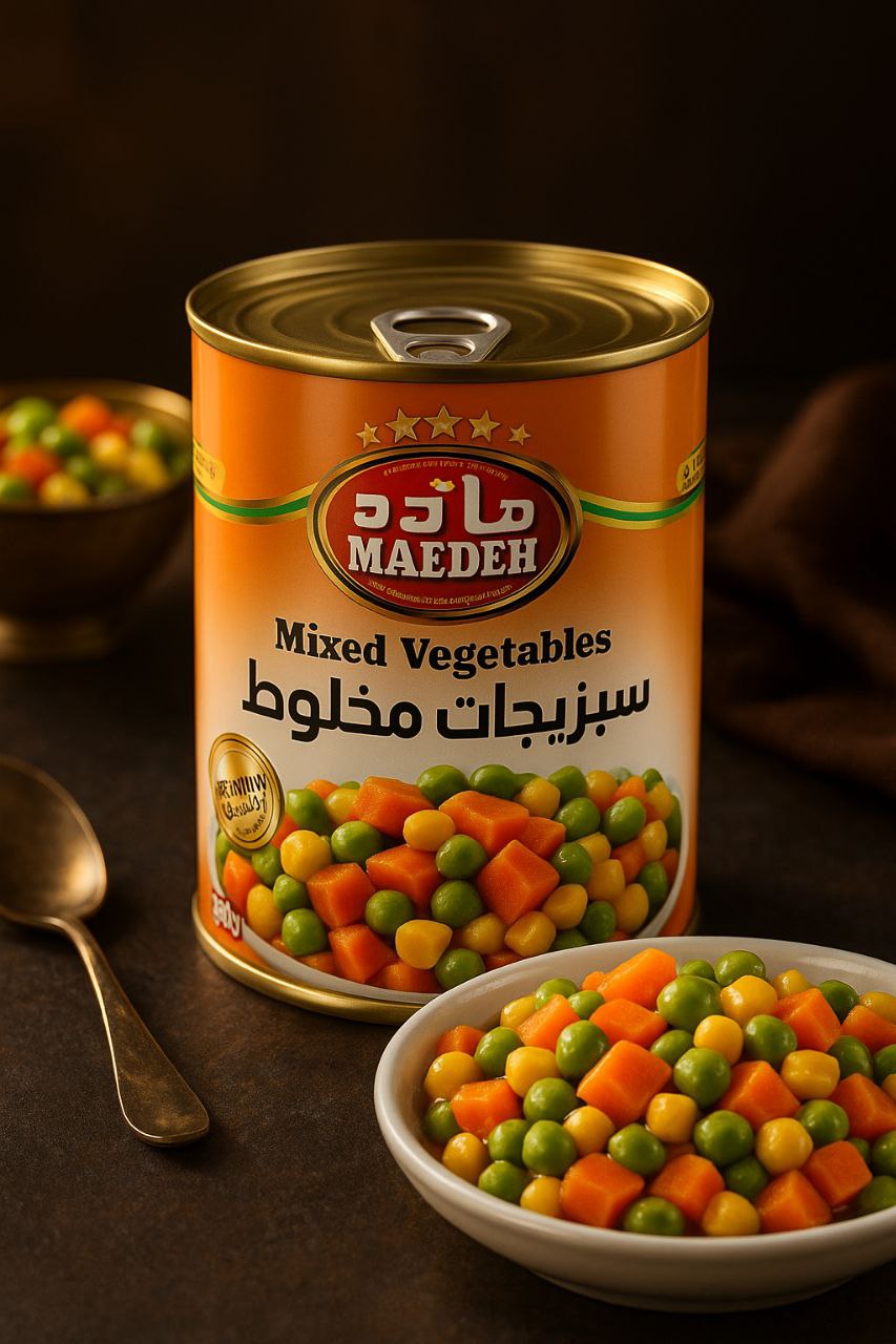 قیمت کنسرو مخلوط سبزیجات + فروش عمده