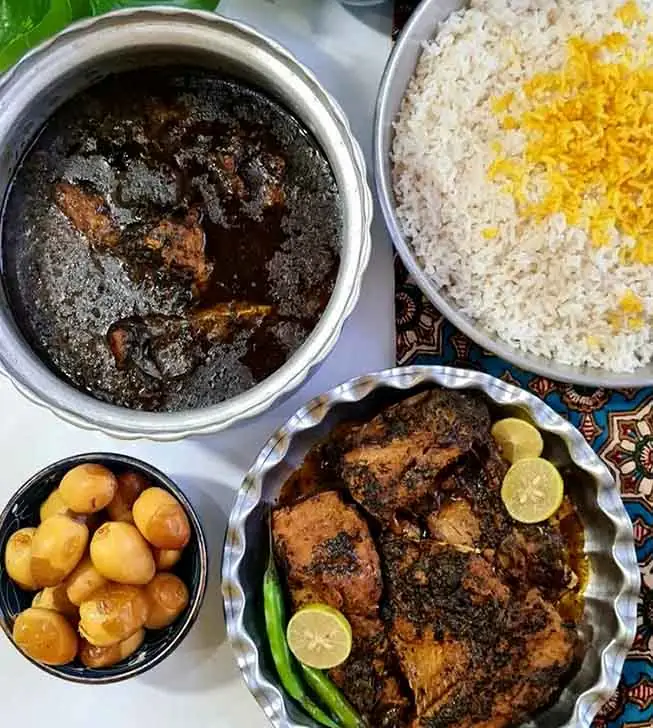 قیمت سبزی قلیه ماهی اهواز