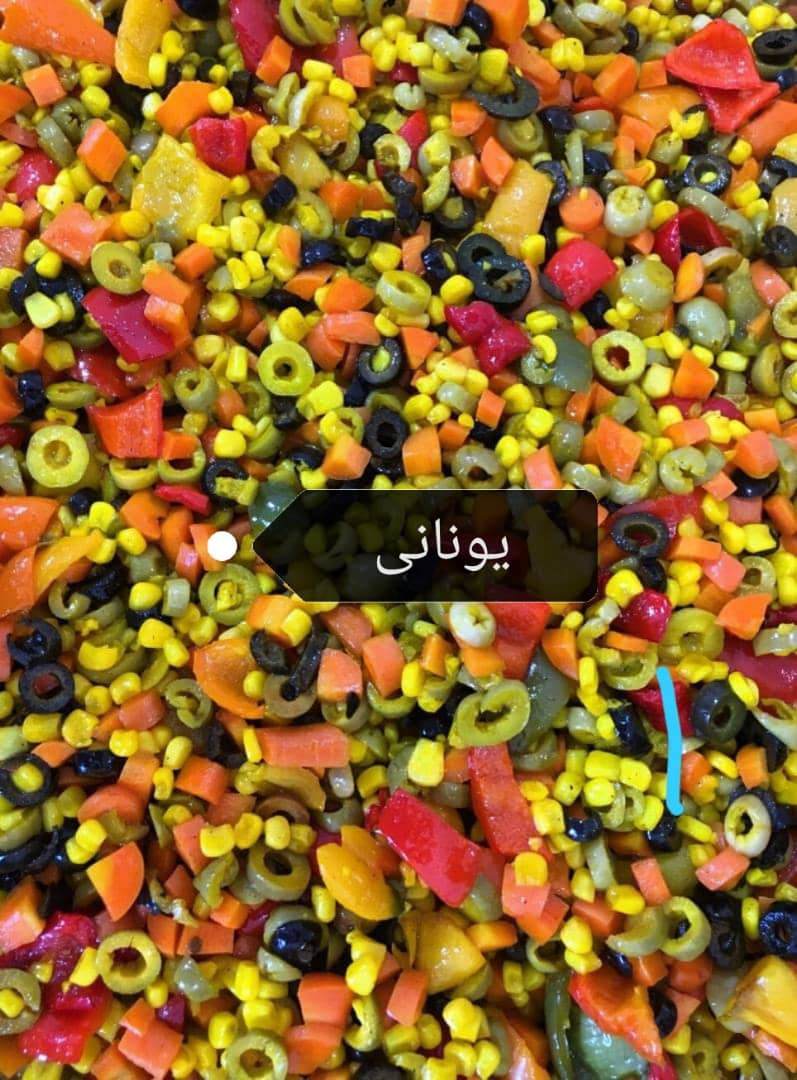 ترشی روغنی یونانی پت ۲.۵ کیلویی صادراتی