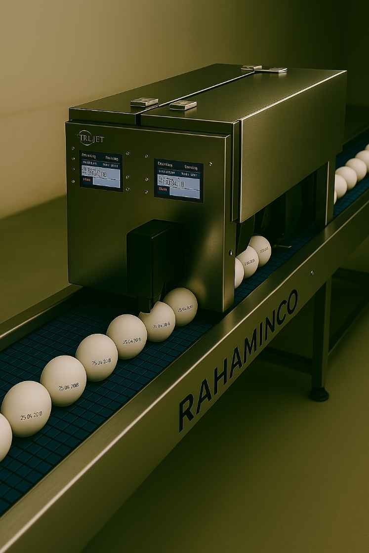 خرید پرینتر TIJ صنعتی  چاپ تمیز و دقیق برای بسته‌بندی تخم‌مرغ