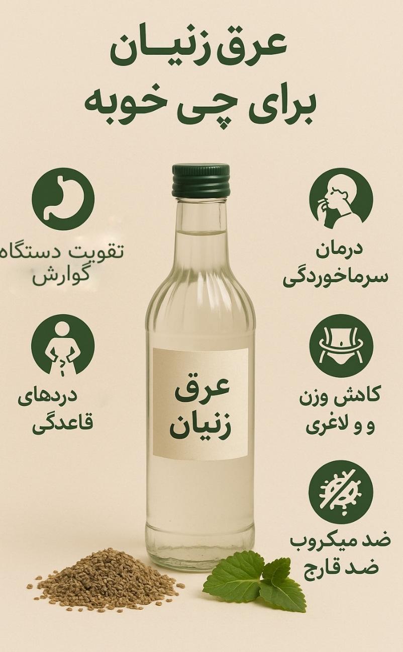 خرید باورنکردنی عرق زنیان