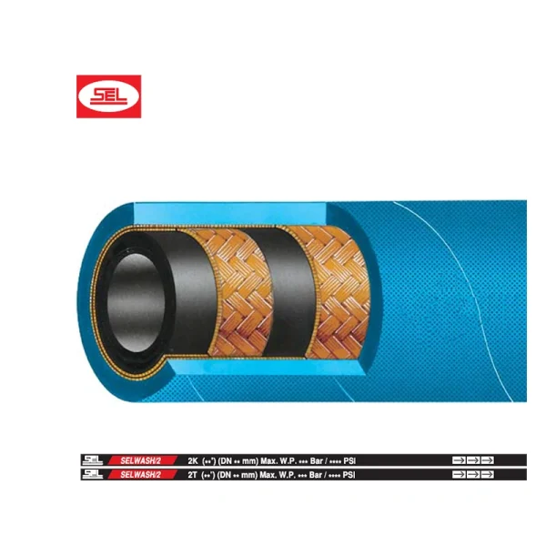 فروش عمده شیلنگ هیدرولیک چهار لایه سیم 1.2 اینچ