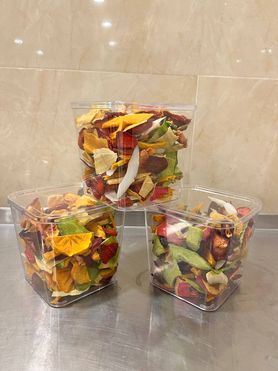 فروش چیپس میوه مخلوط + قیمت به صرفه
