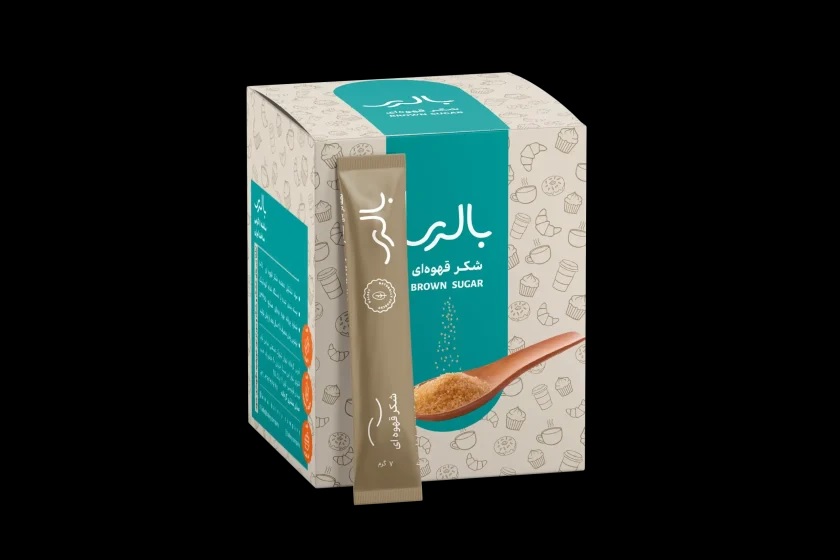 قیمت شکر قهوه ای بالری ساشه 7 گرمی