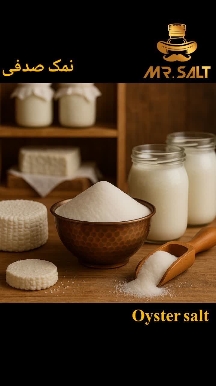 کاربرد نمک صدفی در صنایع لبنی