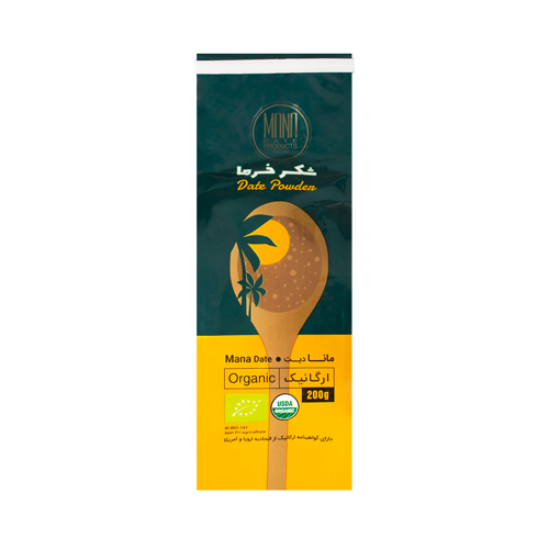 قیمت عمده شکر خرما ارگانیک مانادیت ۲۰۰گرمی