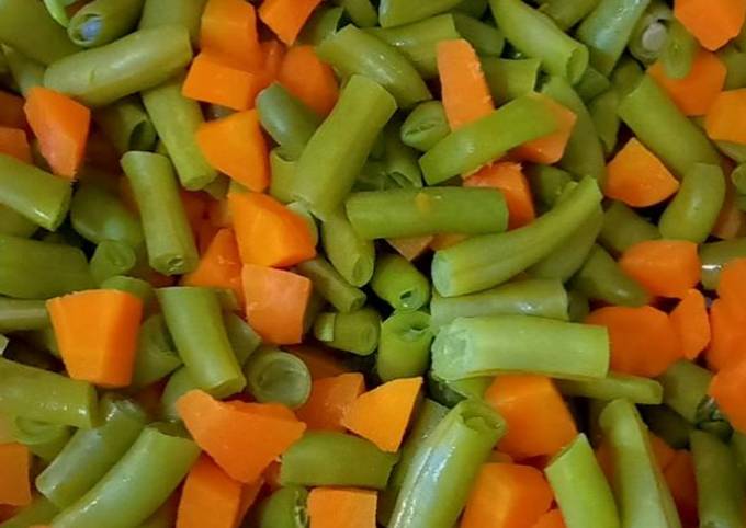 کنسرو لوبیا سبز و هویج