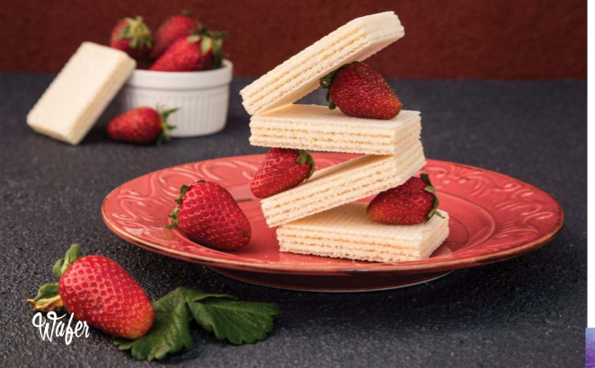 بیسکویت کرمدار توت فرنگی ۷۰ گرمی