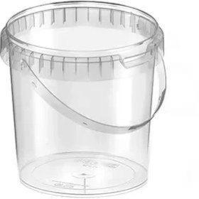 خرید سطل مایکروویوی 610 شفاف طب پلاستیک دسته دار