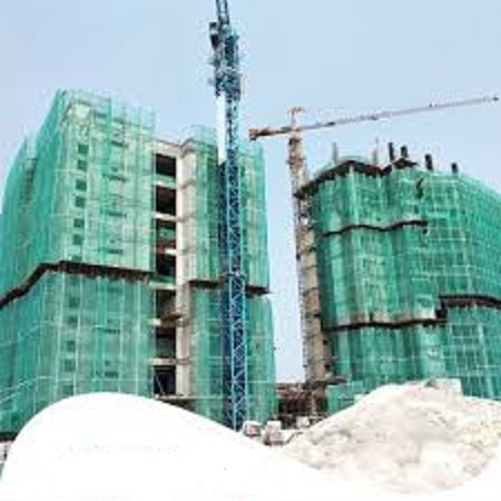 توری سبز لفاف ایمنی ساختمان در بندرعباس