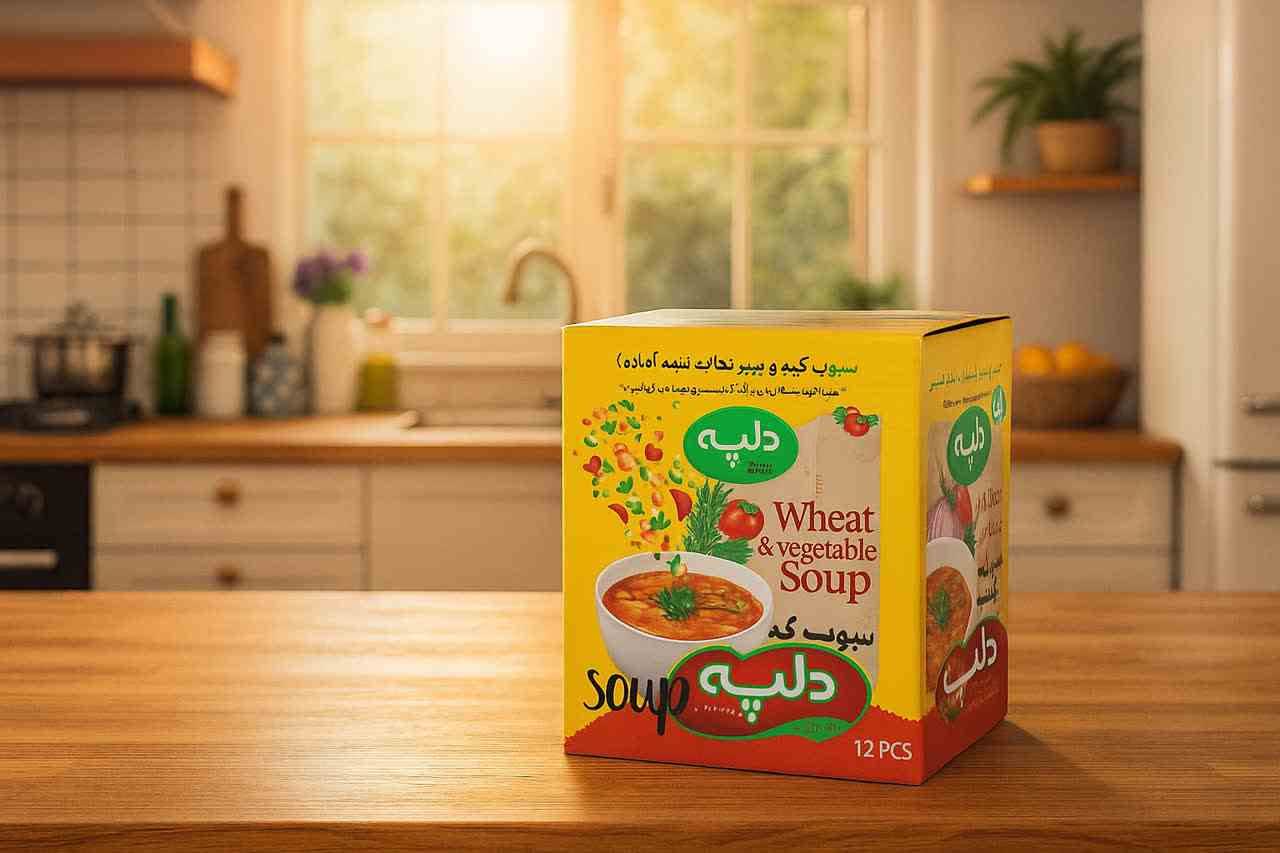 سوپ مغذی گندم و سبزیجات (نیمه آماده)