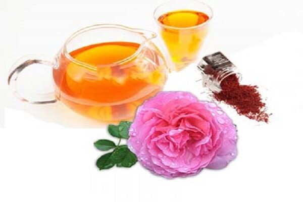 عرق گلاب + زعفران