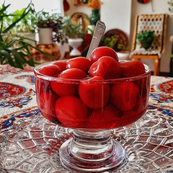 کمپوت گیلاس خوش طعم
