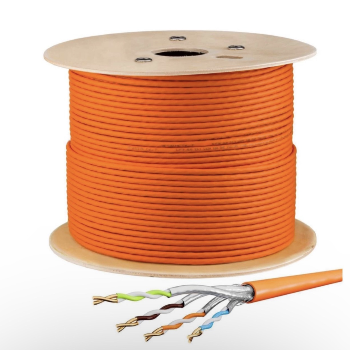 خرید عمده کابل شبکه cat6 SFTP LSZh با تست پرمننت