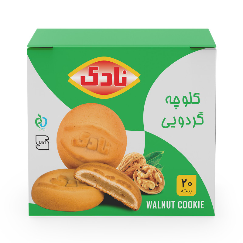 خرید عمده کلوچه ساکی گردویی