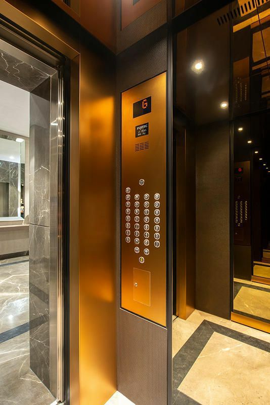 قیمت مناسب شستی کابین آسانسور شیک و مدرن