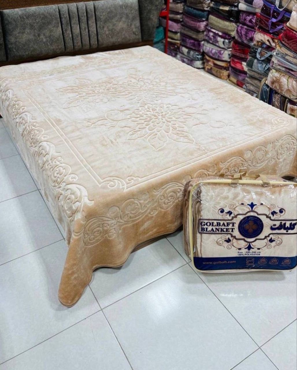 پتو گلبافت یکنفره با بهترین قیمت