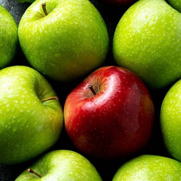 سیب با کالیبر ۷۵ + سوپر لوکس صادراتی