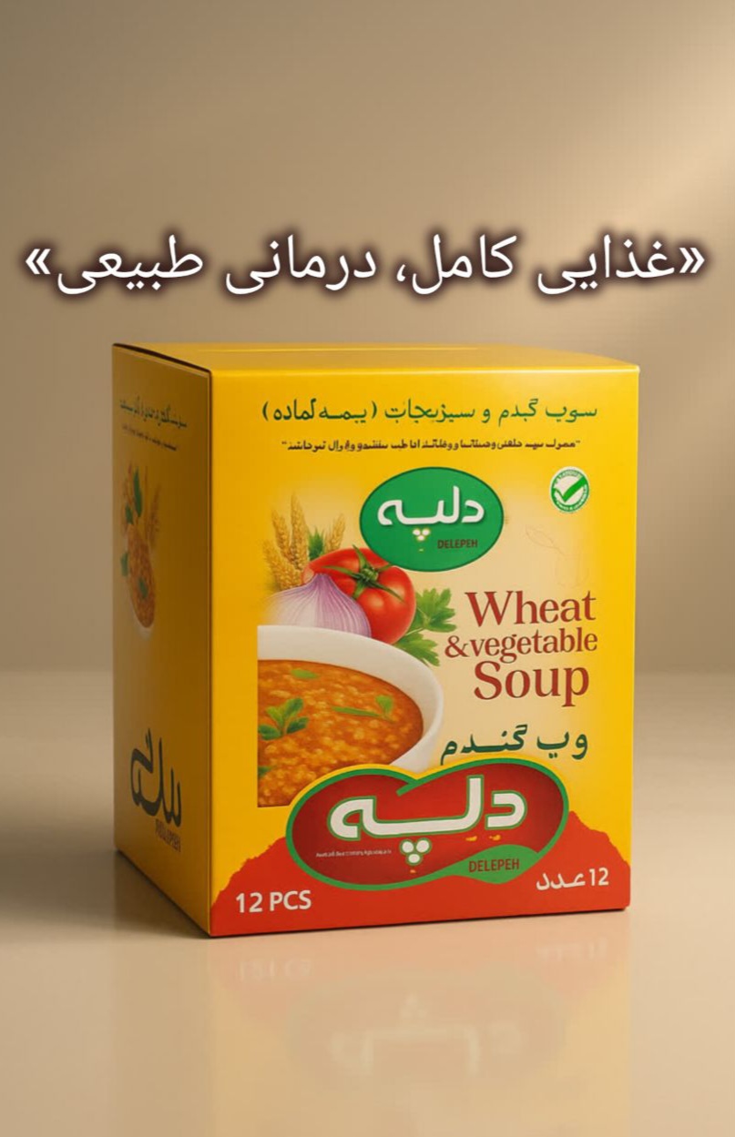 خرید عمده سوپ گندم و سبزیجات