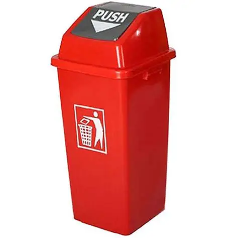 خرید عمده سطل 70 لیتری درب بادبزنی