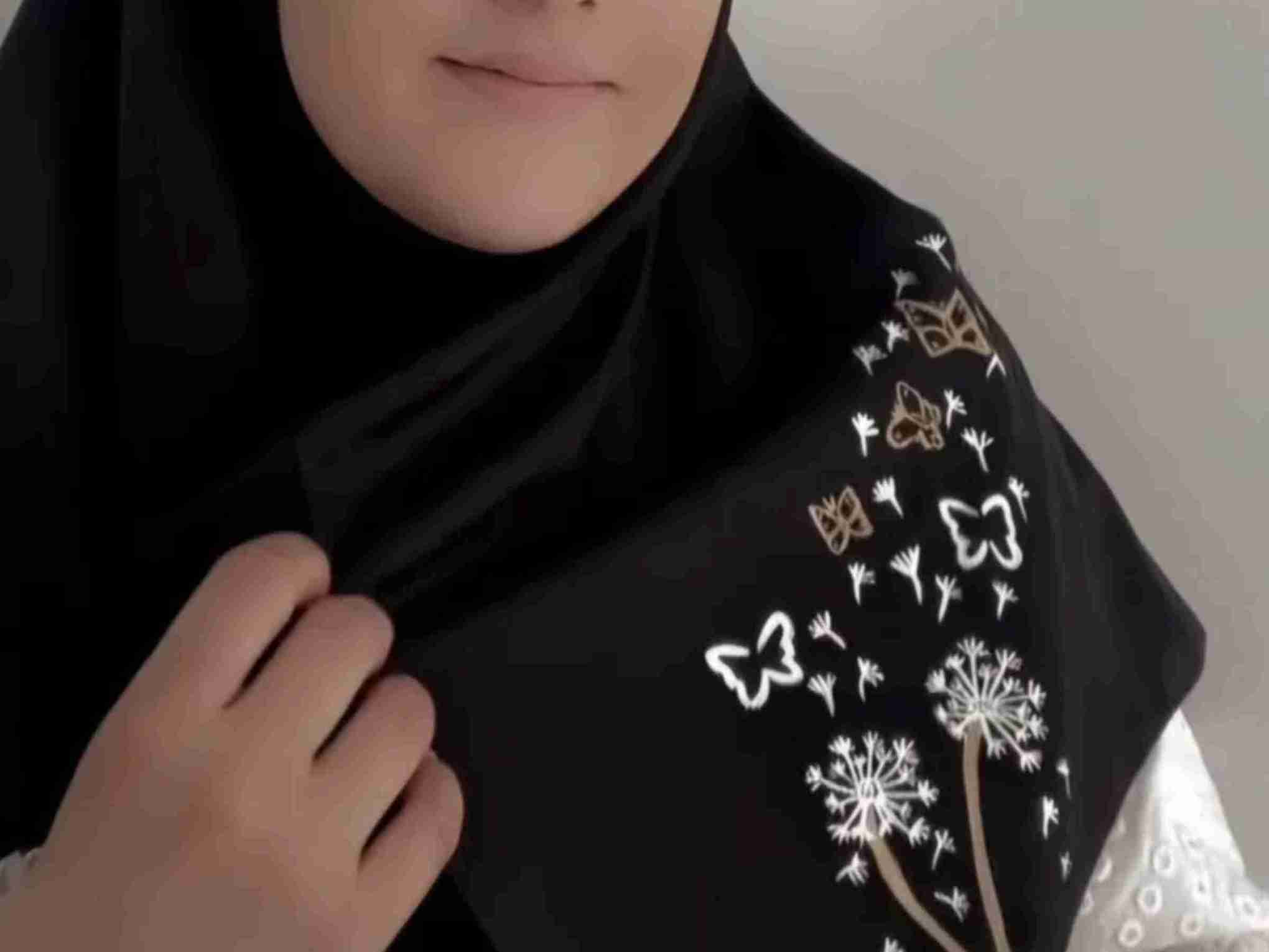 قیمت مقنعه نقاشی شده + خرید باور نکردنی