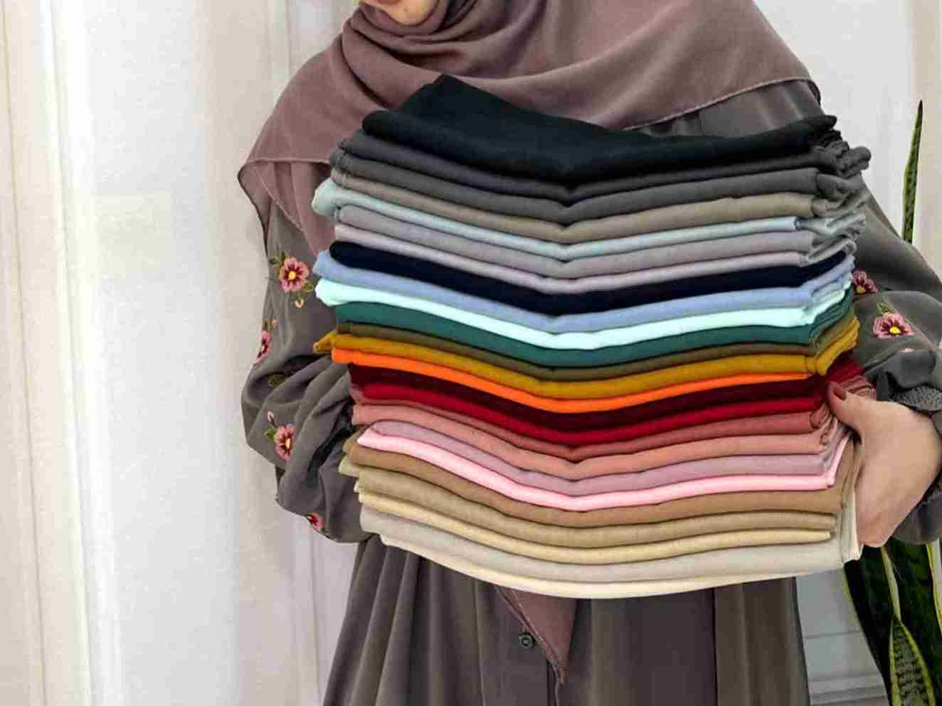 خرید و قیمت روسری نخی تک رنگ + فروش عمده