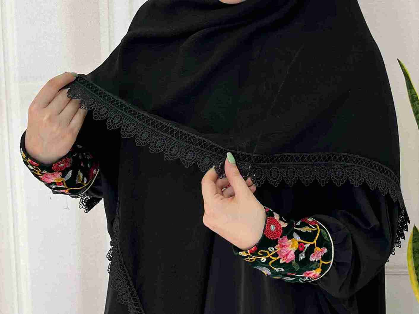 قیمت روسری مشکی حاشیه تور + خرید باور نکردنی