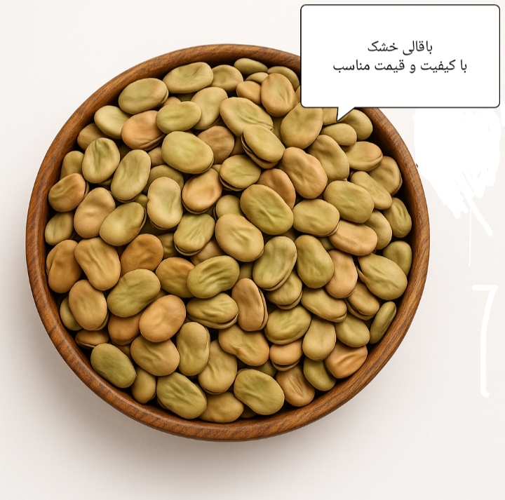 باقلا خشک با کیفیت