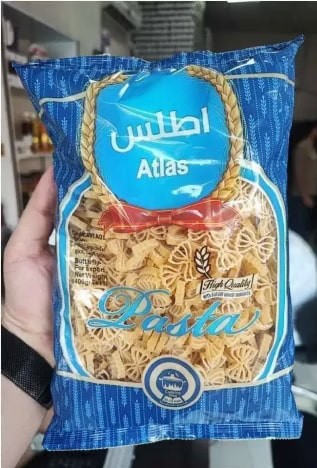 فروش ماکارونی اطلس ۵۰۰ گرمی قیمت عمده