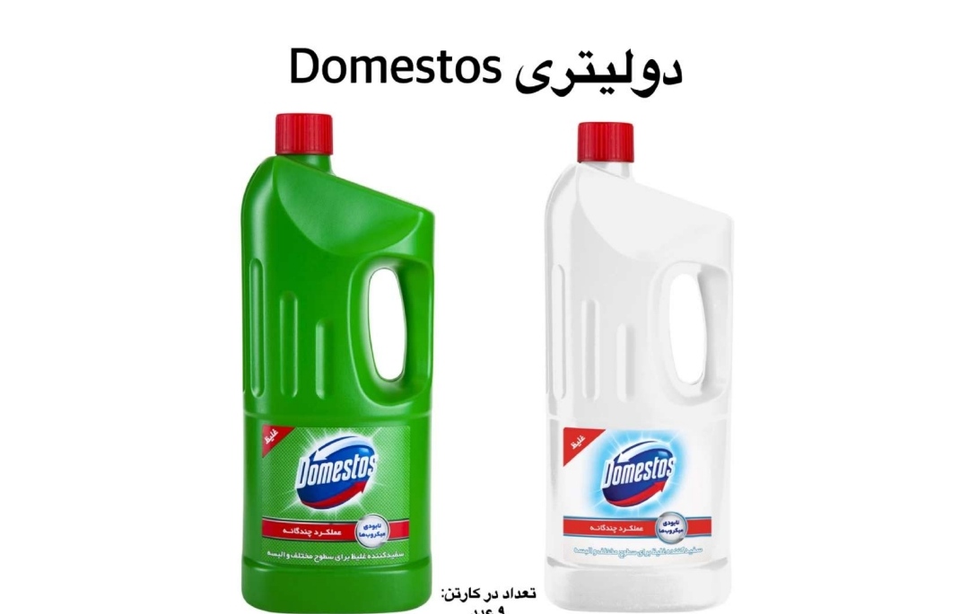مایع سفید کننده دامستوس سبز 2 لیتری + خرید از کارخانه