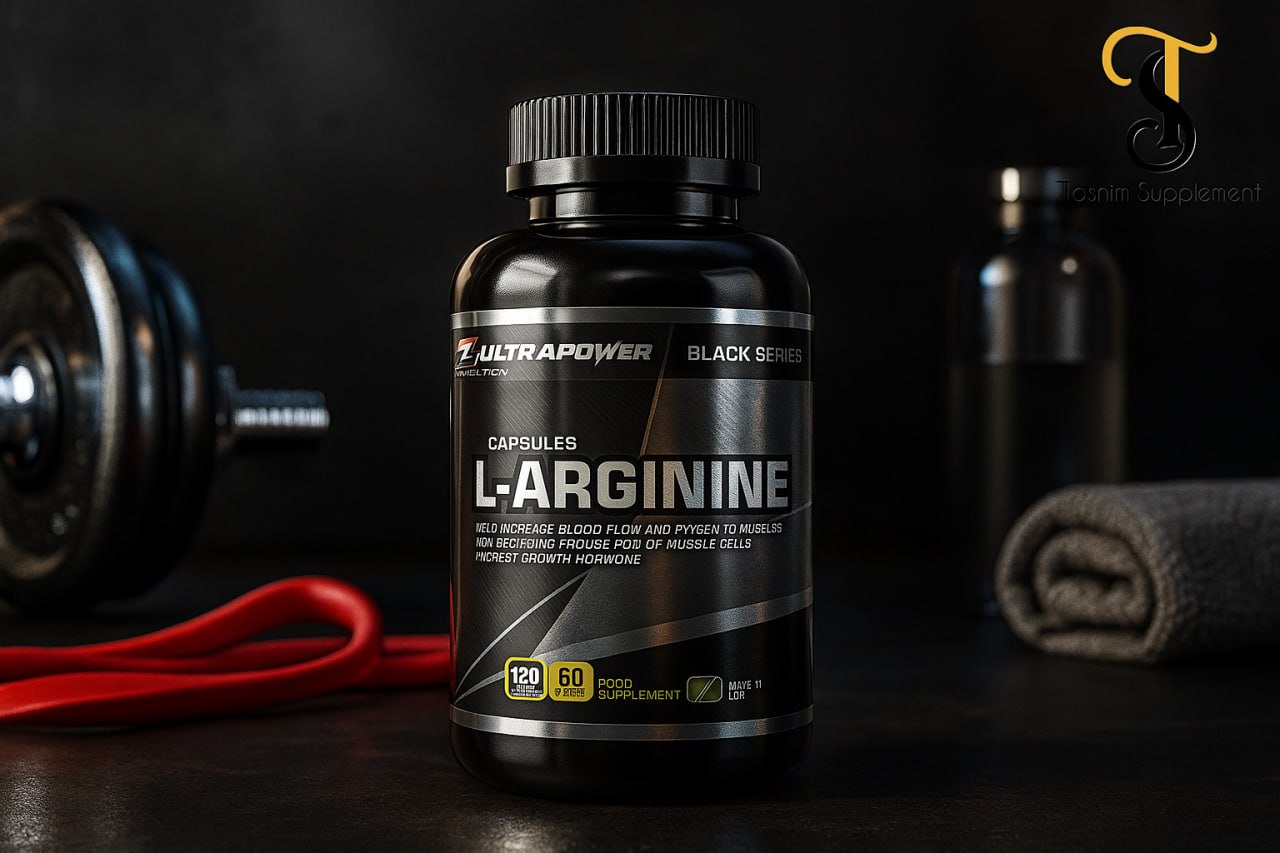 فروش کپسول ال-آرژنین 500 mg بسته 90 عددی + پمپ عضله و رگ‌های برجسته