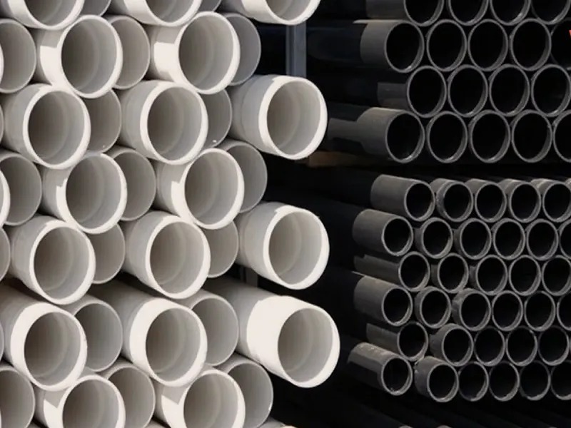 لوله پلیکا فاضلابی U-PVC نیمه قوی سایز 3/2 × 110