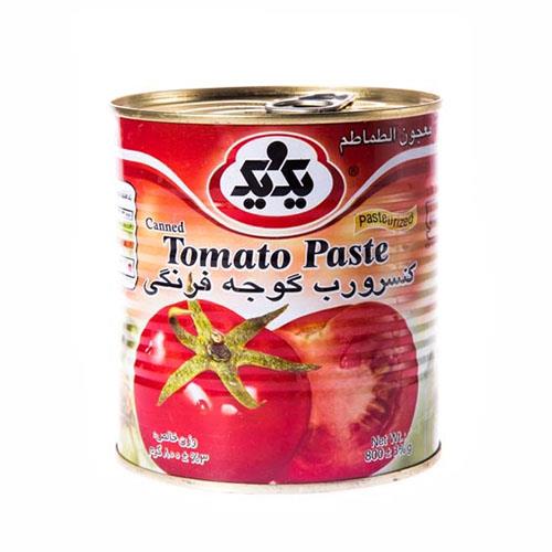 قیمت رب گوجه فرنگی یک و یک + خرید عمده