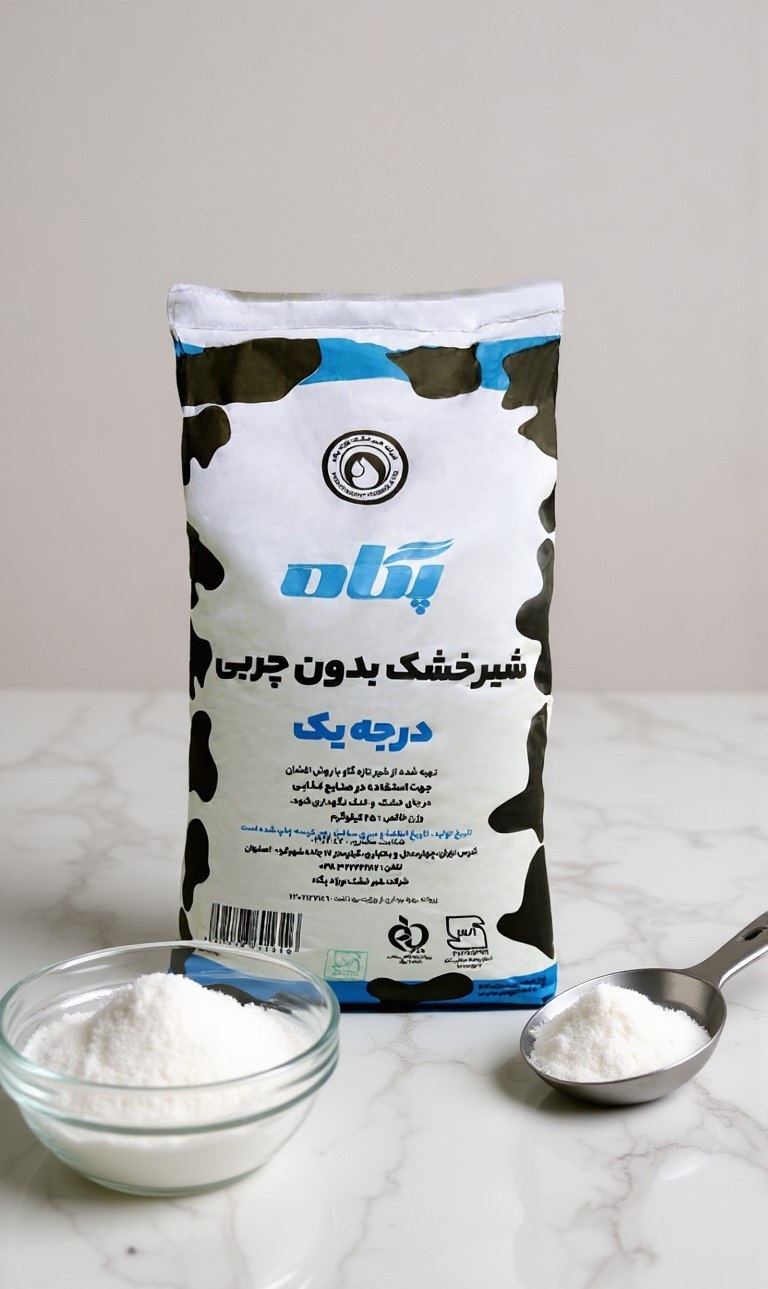 خرید شیر خشک اسکیم صنعتی با درصد چربی پایین و کیفیت بالا