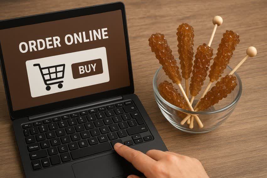 سفارش اینترنتی نبات قهوه ای ارزان + قیمت