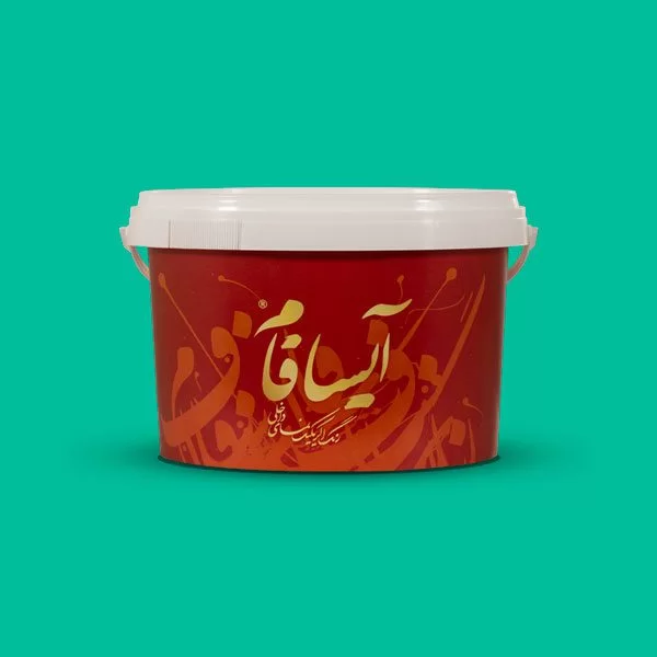 پوشرنگ اکریلیک آیسافام سفید براق GL