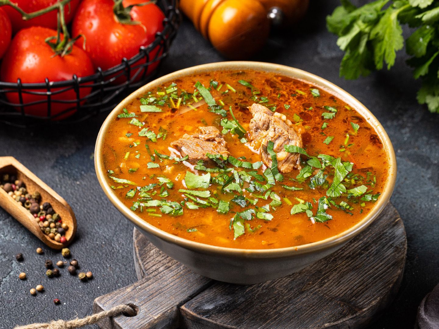 سوپ نیمه آماده گندم و سبزیجات بسته بندی