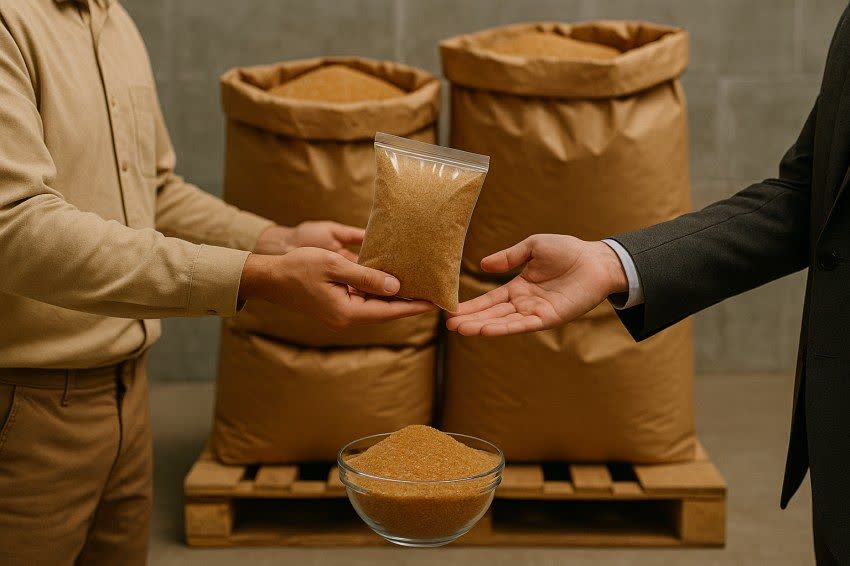 خرید و فروش شکر قهوه ای ایرانی اصل