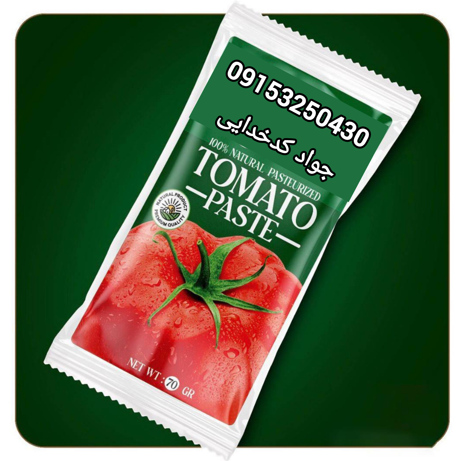 رب گوجه فرنگی ساشه 70 گرمی