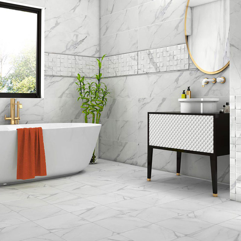 تصویر 4 از کاشی حمام و دستشویی مدرن مات مینیمال و ساده